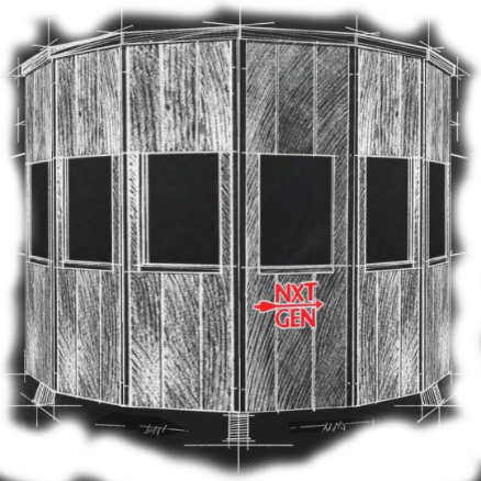 NXTGen 7 Foot blind, twelve-sided